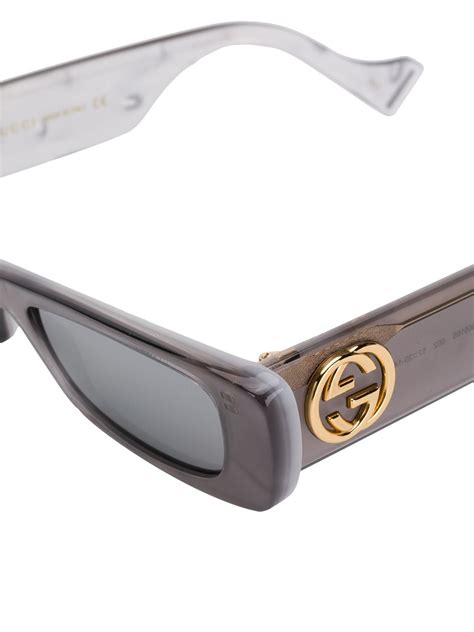 NEW GUCCI SUNGLASSES GG 0516S 002 GREY/SILVER .